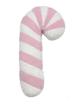 Christmas Candy Cane Plush Throw PillowCandy Throw Pillow Christmas Decorations Soft Fluffy Candy Cane Pillow Stuffed Lollipop Plush Pillows Gifts for Home Decor Sofa Cushion (17.71 inch)