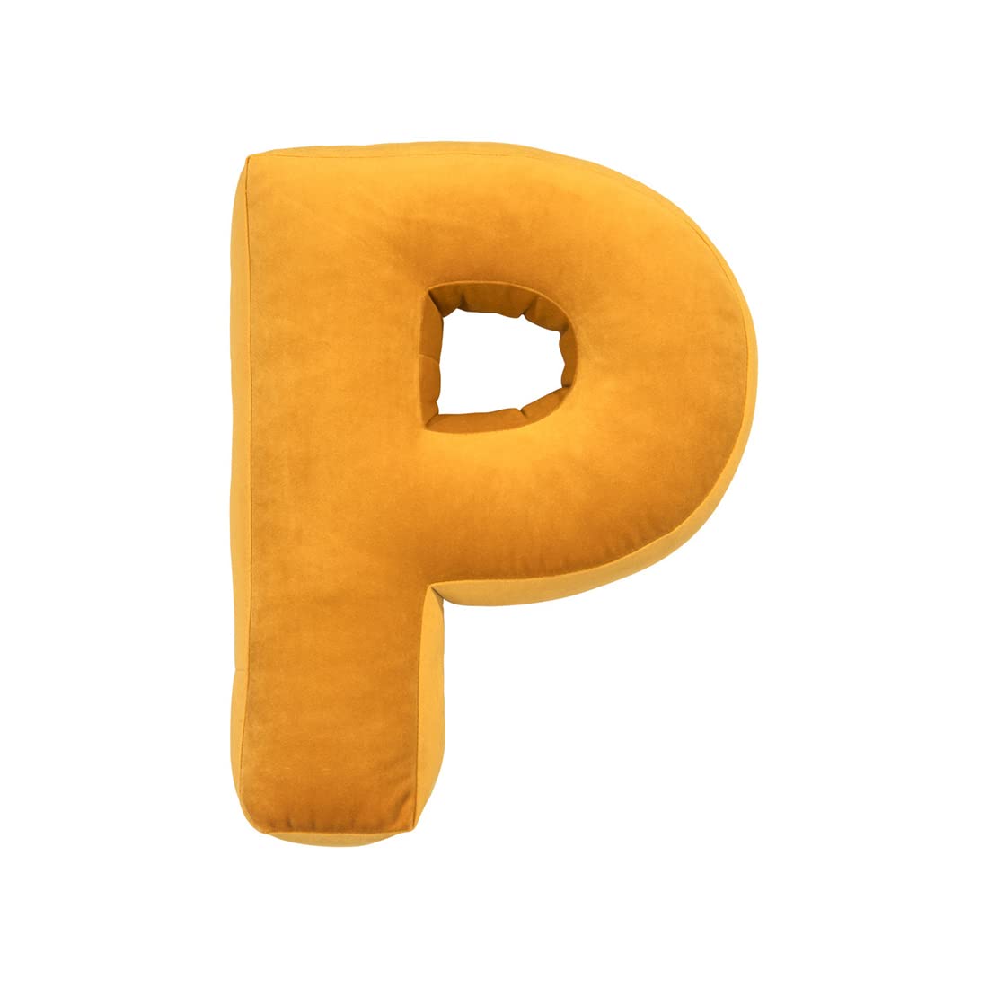 vctops Soft Velvet Letter Pillow English Alphabet A to Z Letter Decorative Throw Pillow for Bedroom Living Room Decor (L,16"x13.5")