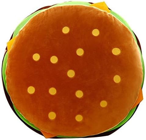 Bettli Lovely Plush Stuffed Huge Hamburger Throw Pillow