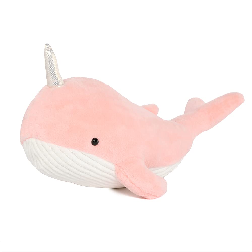 Tezituor 43" Pink Whale Stuffed Animal, Giant Whale Plush Pillow for Girls