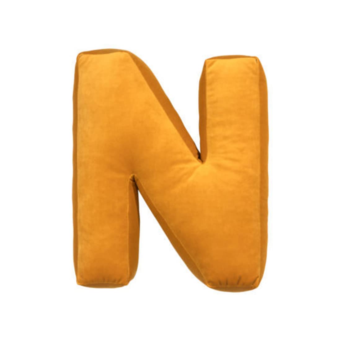 vctops Soft Velvet Letter Pillow English Alphabet A to Z Letter Decorative Throw Pillow for Bedroom Living Room Decor (L,16"x13.5")