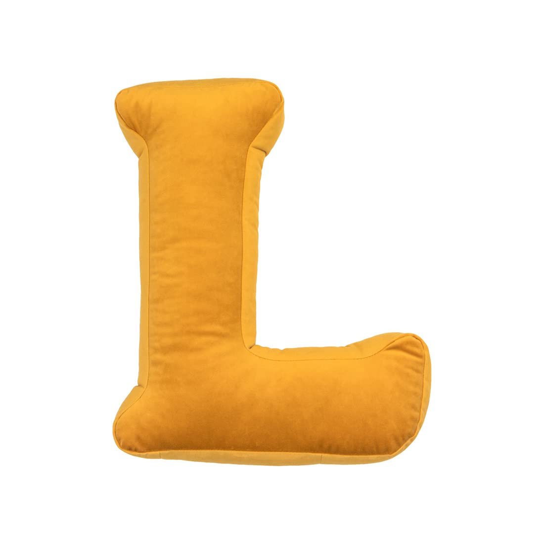 vctops Soft Velvet Letter Pillow English Alphabet A to Z Letter Decorative Throw Pillow for Bedroom Living Room Decor (L,16"x13.5")