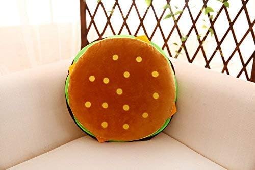 Bettli Lovely Plush Stuffed Huge Hamburger Throw Pillow