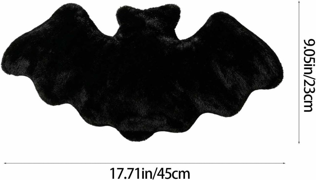 17.7x9'' Halloween Bat Shaped Throw Pillow, Gothic Throw Pillows