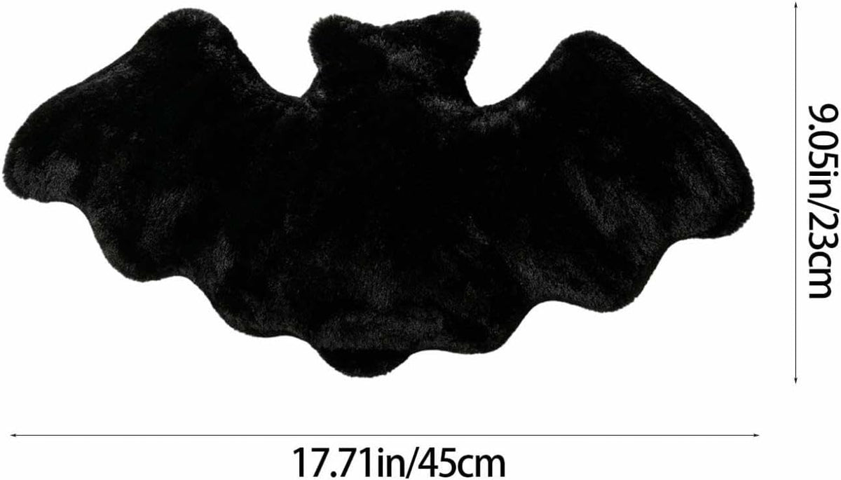 17.7x9'' Halloween Bat Shaped Throw Pillow, Gothic Throw Pillows