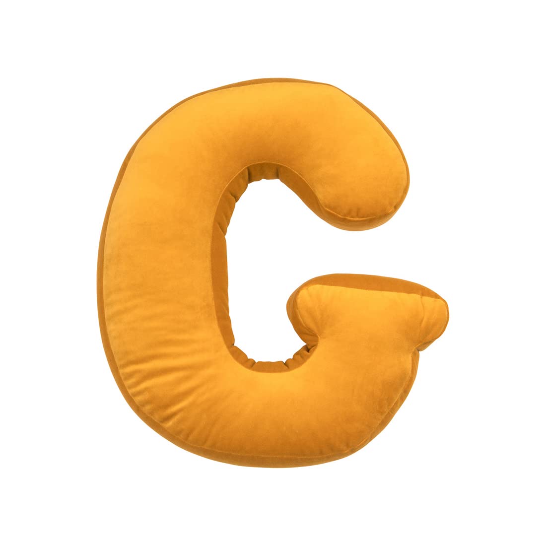vctops Soft Velvet Letter Pillow English Alphabet A to Z Letter Decorative Throw Pillow for Bedroom Living Room Decor (L,16"x13.5")