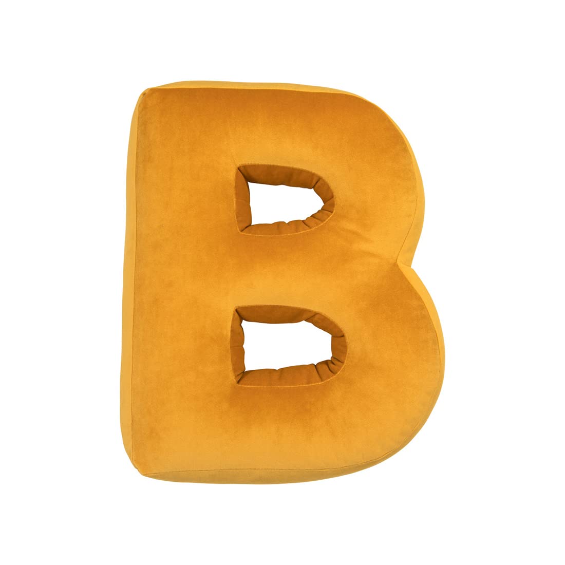 vctops Soft Velvet Letter Pillow English Alphabet A to Z Letter Decorative Throw Pillow for Bedroom Living Room Decor (L,16"x13.5")