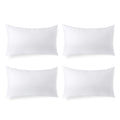 Calibrate Timing 16 x 16 inches Pillow Inserts, Set of 4 Hypoallergenic Brushed Microfiber Liner Down Alternative Filled Square Cushion Throw Pillow