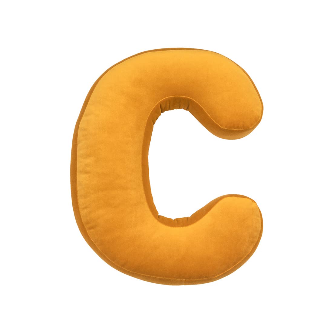 vctops Soft Velvet Letter Pillow English Alphabet A to Z Letter Decorative Throw Pillow for Bedroom Living Room Decor (L,16"x13.5")