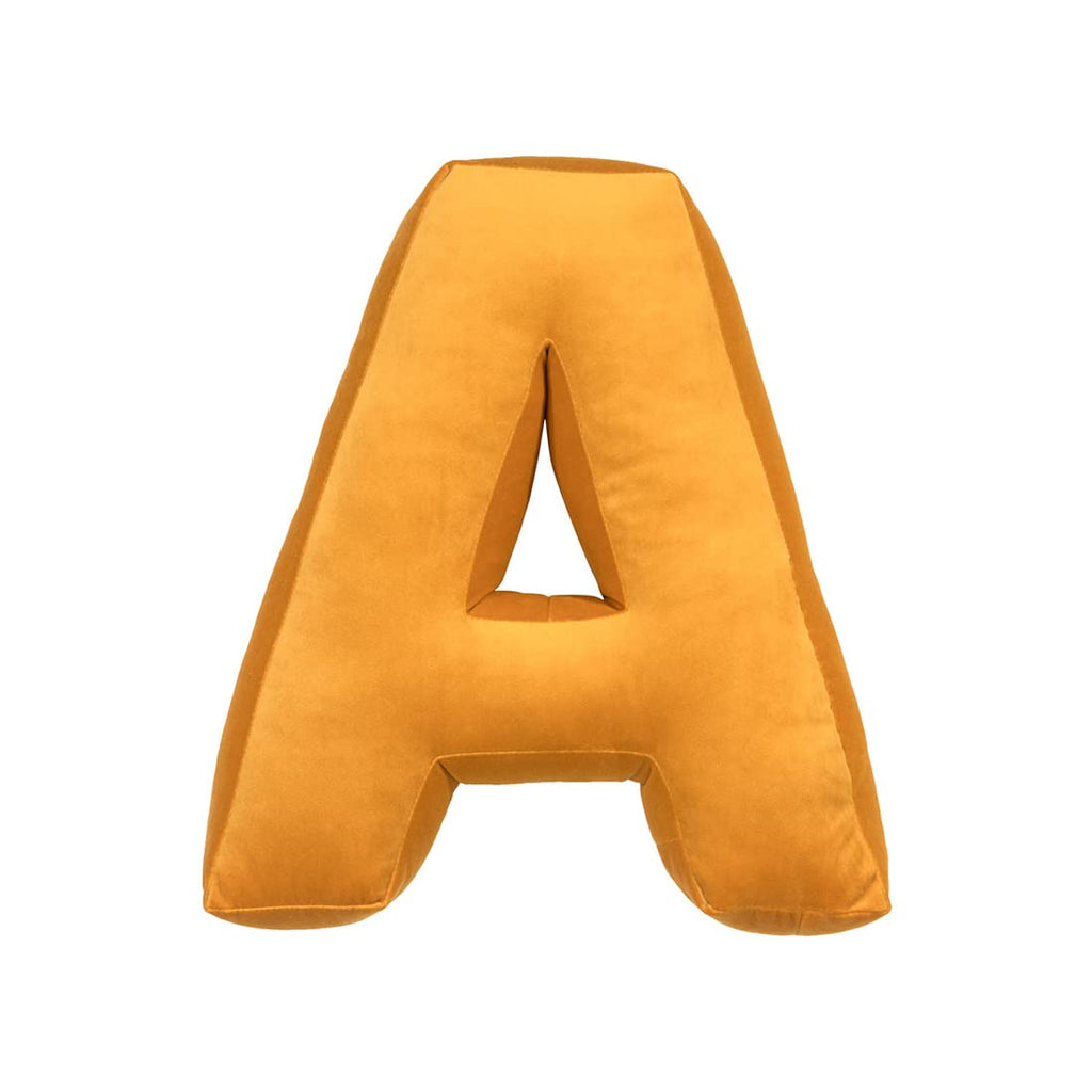 vctops Soft Velvet Letter Pillow English Alphabet A to Z Letter Decorative Throw Pillow for Bedroom Living Room Decor (L,16"x13.5")