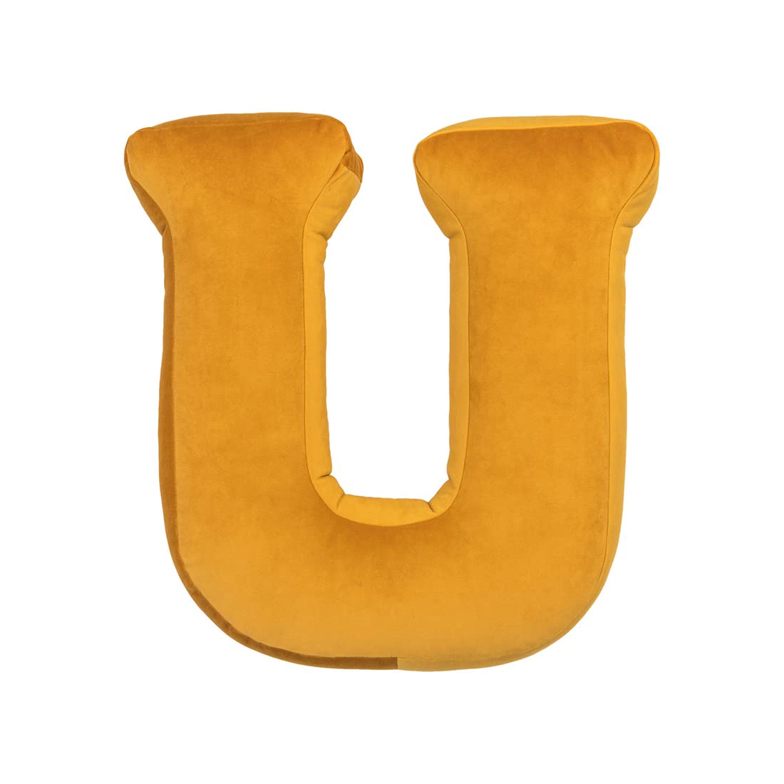 vctops Soft Velvet Letter Pillow English Alphabet A to Z Letter Decorative Throw Pillow for Bedroom Living Room Decor (L,16"x13.5")