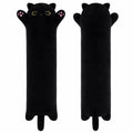 Cat Soft Plush Pillow Cute Cat Plush, Long Stuffed Cat Toy Kitten Gift for Kids Girlfriend(50CM,White)
