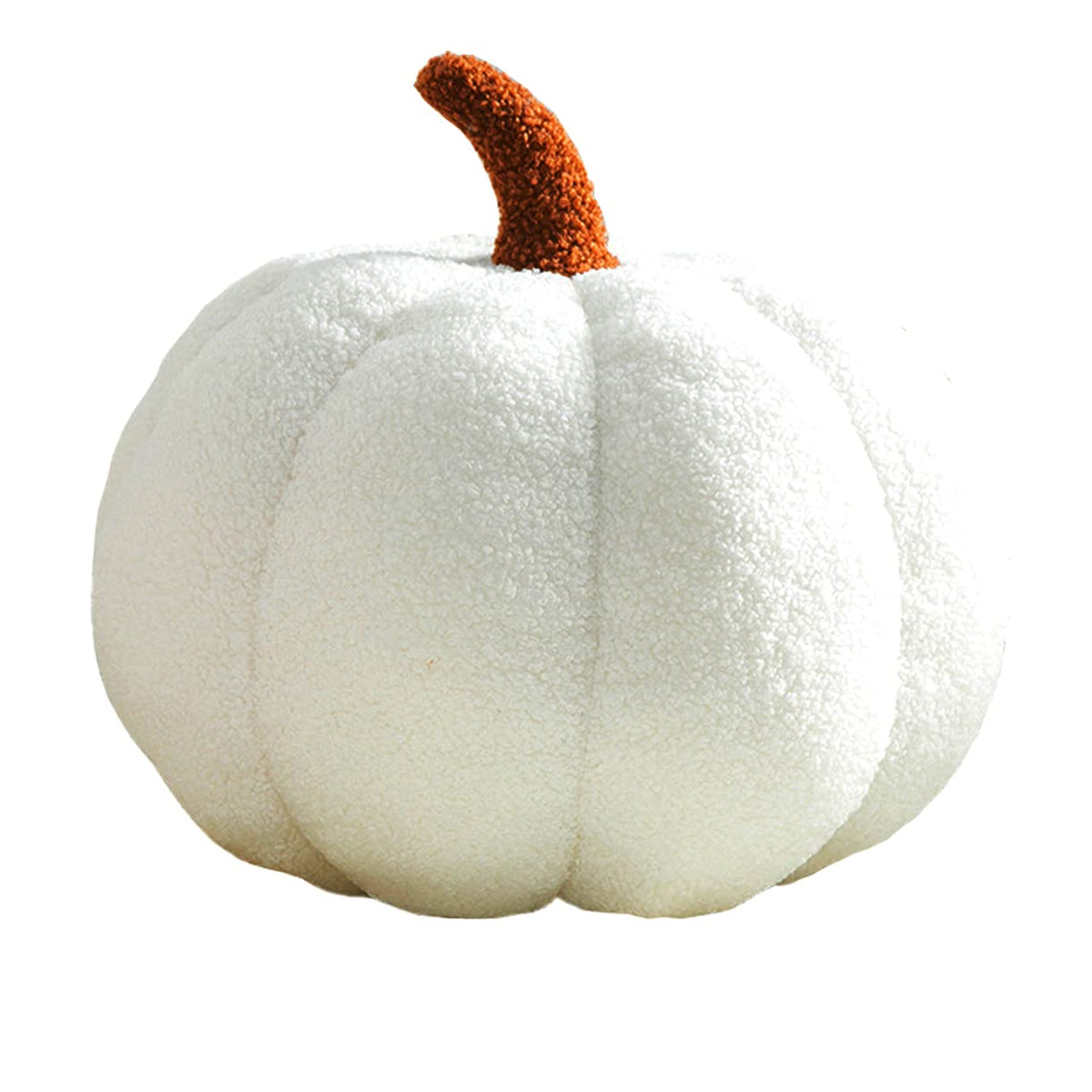 3D Simulated Pumpkin Pillow Plush Pillow Sofa Cushion (7.8inch, Red)