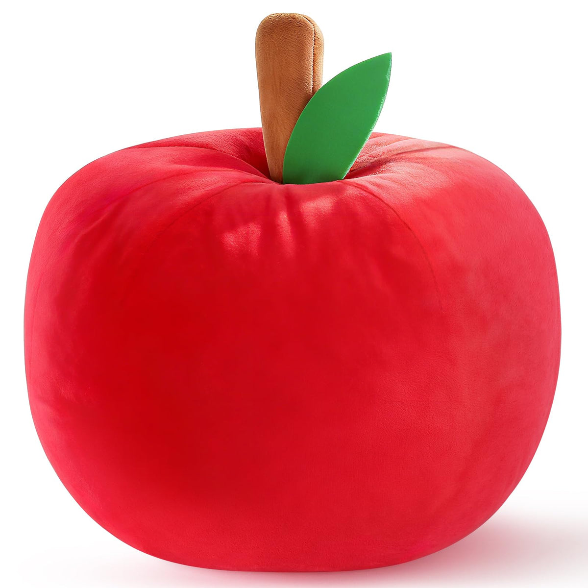 LANPU Cute Apple Shaped Plush Pillow – Soft Fruit Cushion for Couch