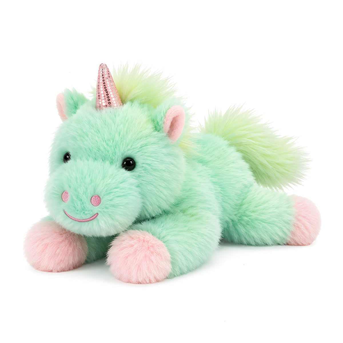PEACH CAT Brown Bunny Stuffed Animal Cute Plushies Birthday Gifts for Kids