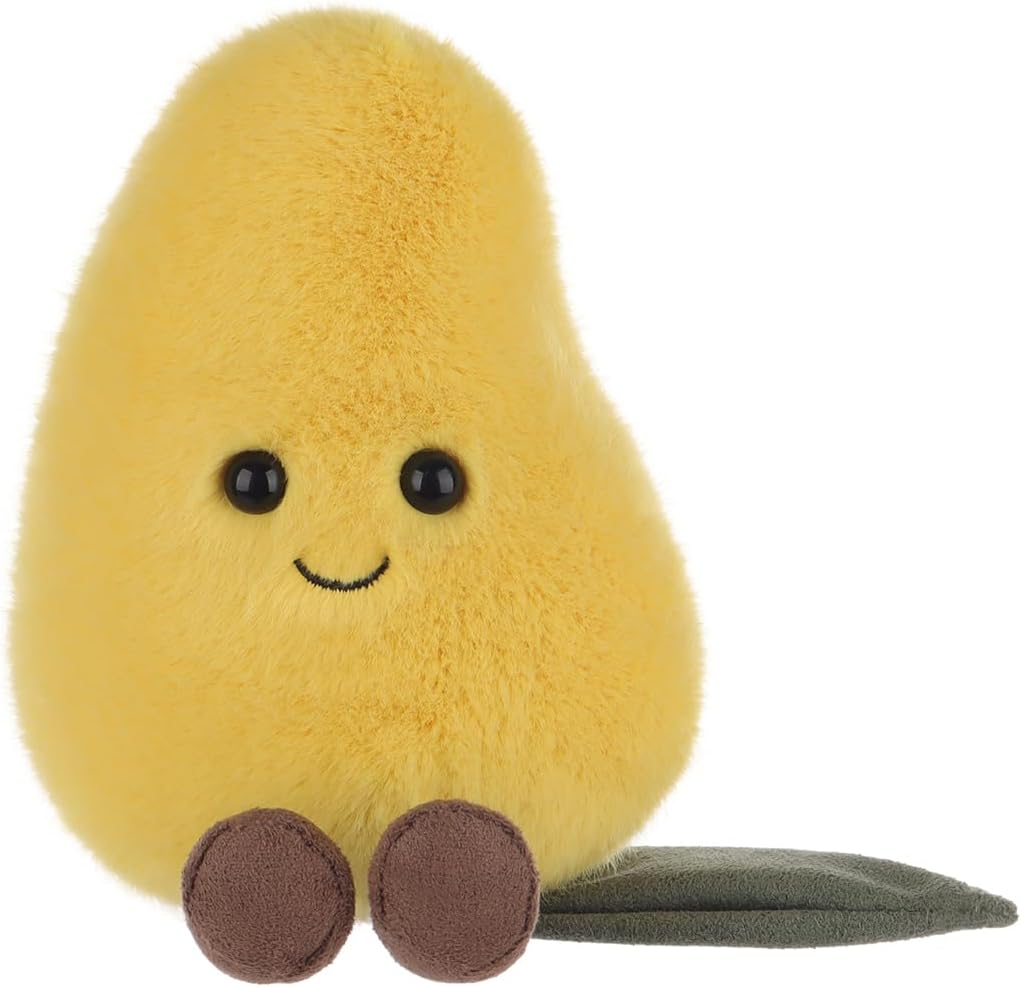 Apricot Lamb Mango Fruit Plushies Soft Stuffed Animals Plush Toys 5.5''