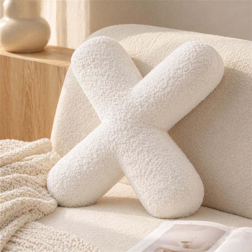Letter Plush Pillow, Letter Hugging Throw Pillows, Decorative Initial Letter Shaped Throw Pillows for Bed Couch, Letter Pillows English Alphabet A to Z for Sofa Bedroom Living Room Decor (A)