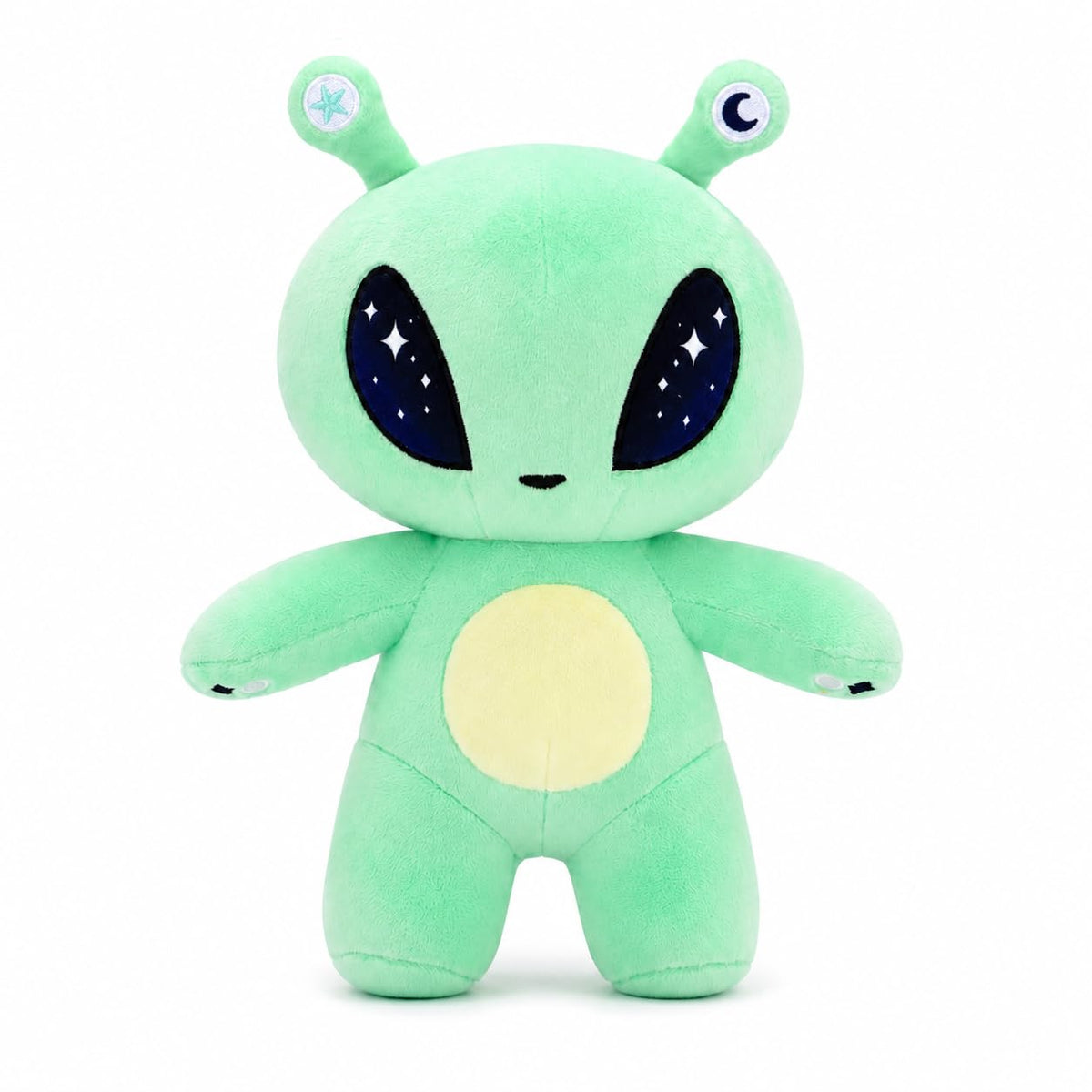 Alien Plush Toy Figure, Soft Stuffed Space Doll for Kids（Green）