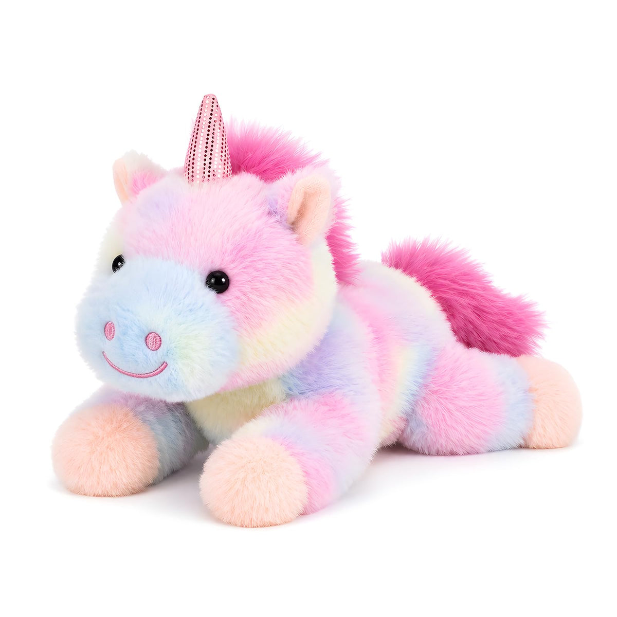 PEACH CAT Brown Bunny Stuffed Animal Cute Plushies Birthday Gifts for Kids