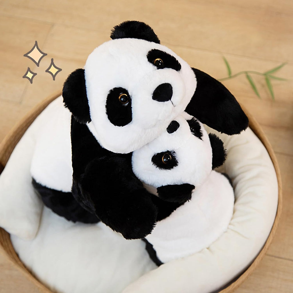 Hronsa Weighted Stuffed Animals, 15.3" Weighted Panda Plush Toy Cute Panda Weighted Plush Animals Pillow Gifts for Kids Adults
