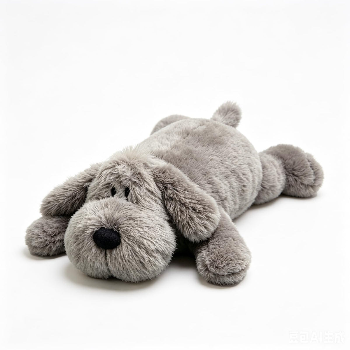 Lying Brown Otter Plush Throw Pillow – Cute Lying Pose, a Soft Cushion & Stylish Decor Stuffed Toy in One.