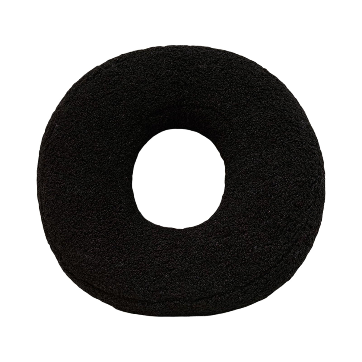MOJUN Black Letter Pillows Cute Soft Plush Initial Letter Throw Cushion Decorative English Alphabet A to Z Letter Hugging Throw Pillows for Sofa Couch Bed Car Living Room Decoration Photo Prop, H