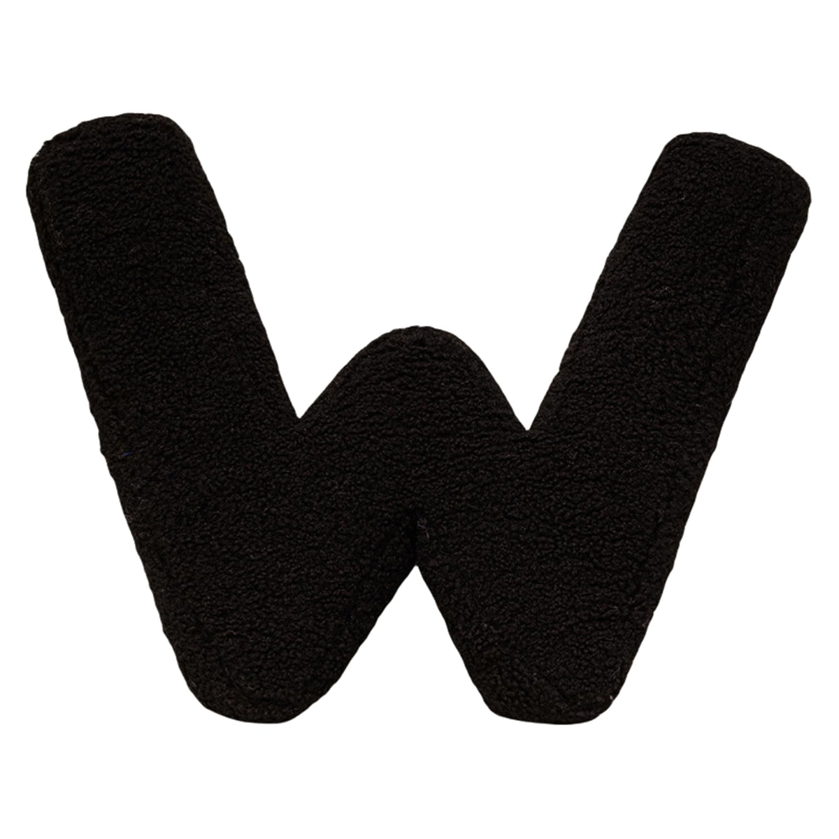 MOJUN Black Letter Pillows Cute Soft Plush Initial Letter Throw Cushion Decorative English Alphabet A to Z Letter Hugging Throw Pillows for Sofa Couch Bed Car Living Room Decoration Photo Prop, H