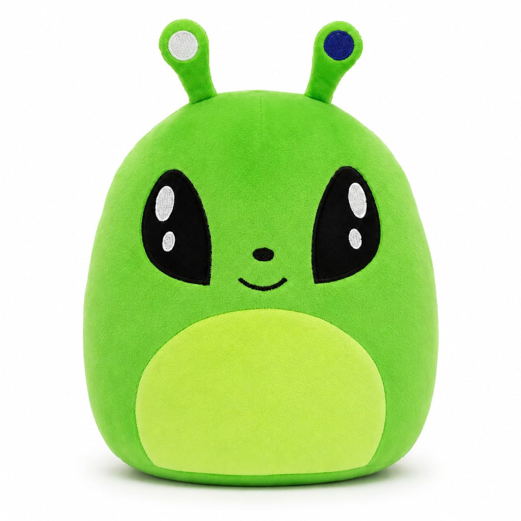 Alien Plush Toy Figure, Soft Stuffed Space Doll for Kids（Green）
