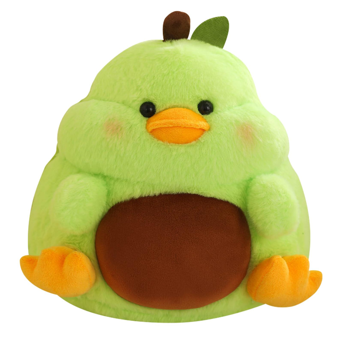 Cute Yellow Duck Pear Plush Pillow 8 Inch Kawaii Stuffed Animal Plush Soft Plushies Gifts (Yellow, Small)