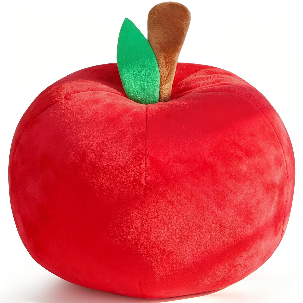 LANPU Cute Apple Shaped Plush Pillow – Soft Fruit Cushion for Couch