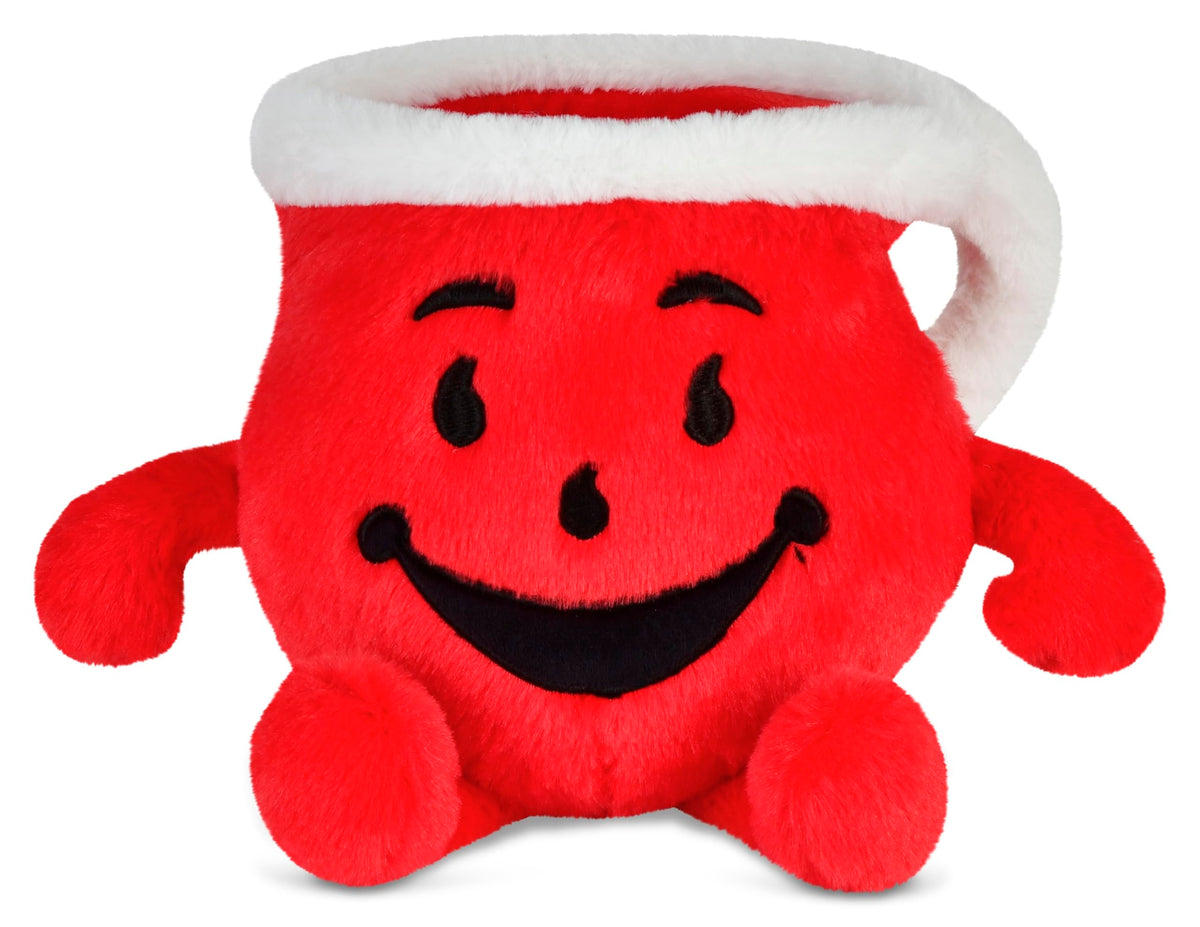 iscream Kool-Aid Man Shaped 8" x 6" Mini Pillow with Embroidered Accents