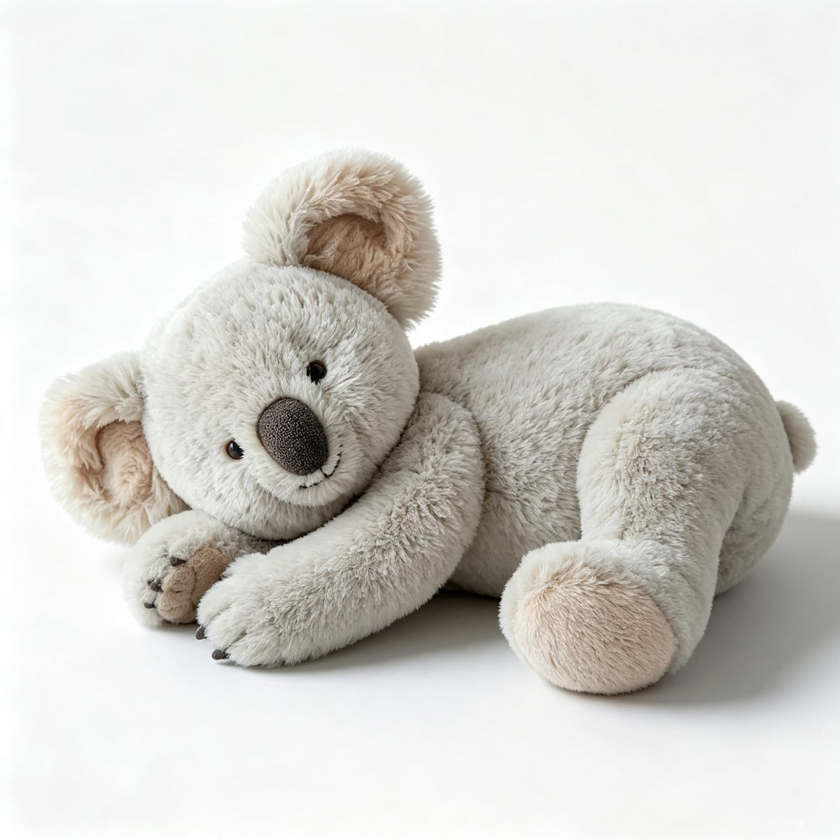 Lying Brown Otter Plush Throw Pillow – Cute Lying Pose, a Soft Cushion & Stylish Decor Stuffed Toy in One.
