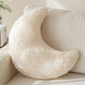 Moon Decorative Throw Pillow with Soft Plush, Lavender Purple, 14.9 Inches
