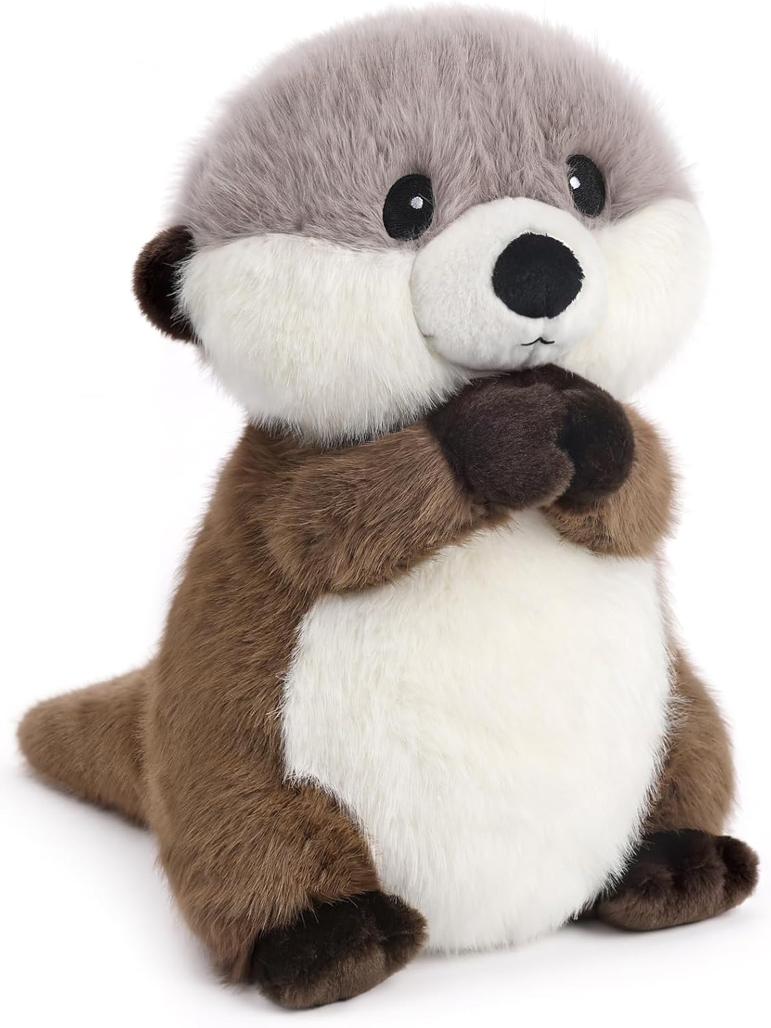 Sea Otter Stuffed Animal, Soft Cozy Toy Microwavable Plush, 11.8in, 1.8lbs
