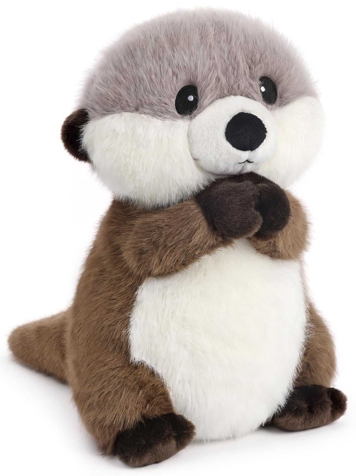 Sea Otter Stuffed Animal, Soft Cozy Toy Microwavable Plush, 11.8in, 1.8lbs