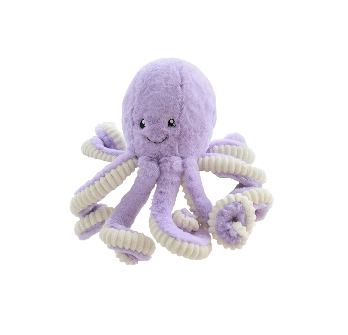 Cute Plush Octopus Stuffed Toy Pillow - Soft Kids' Cushion for Toddler Bed & Playroom，Soft Marine Animal Decorations (Khaki, 15.7 inch)