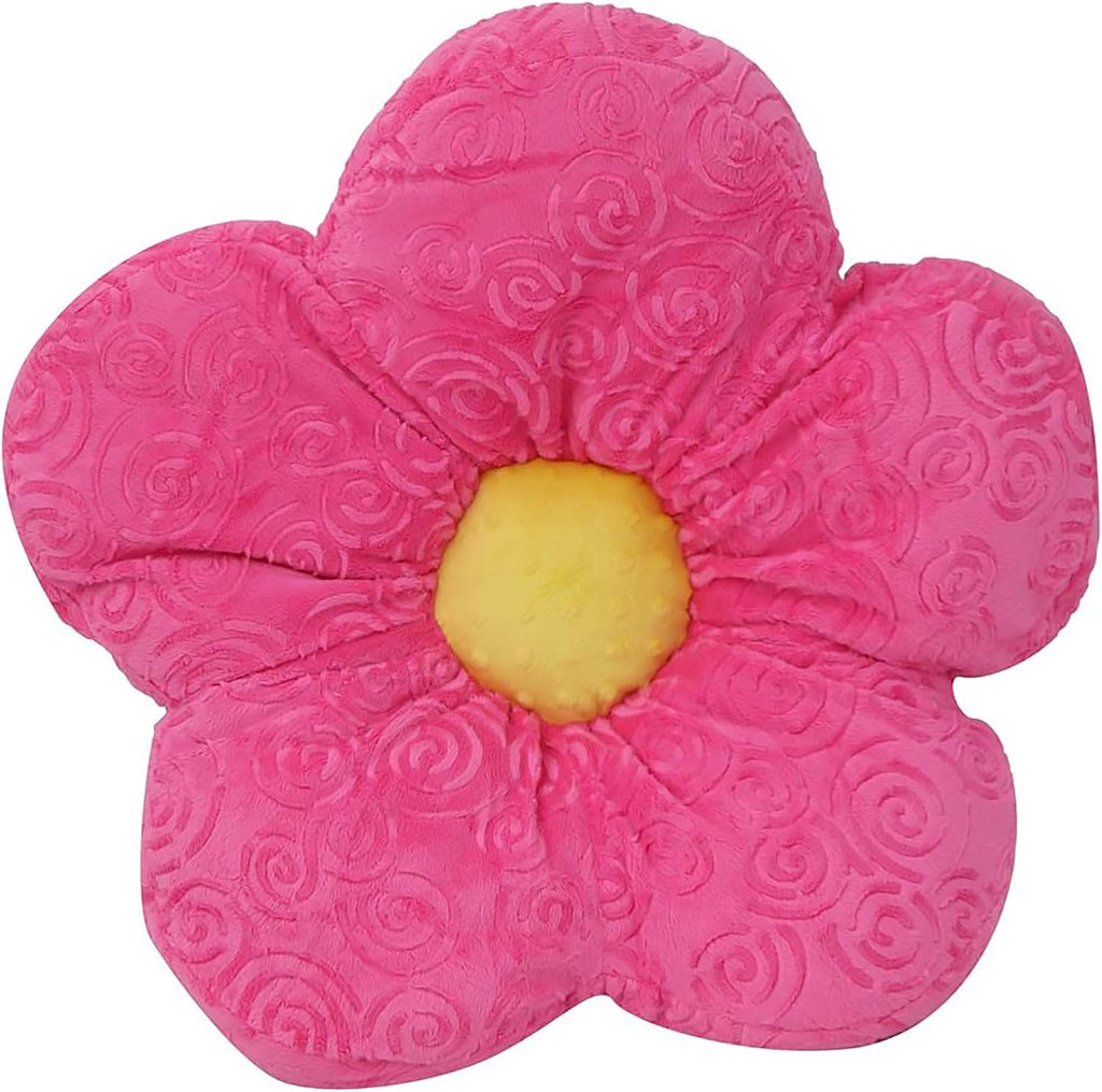 Snuggle Stuffs 13" Minky Flower White Daisy Throw Pillow