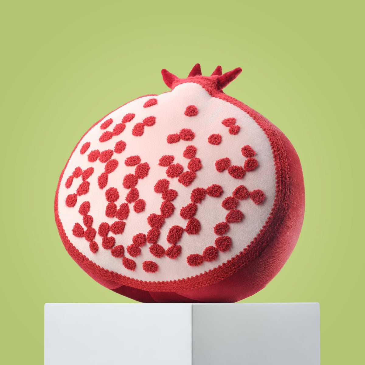 Phantoscope Fruit Shaped Pillow Series Cherry Shaped Throw Pillow, Fun Home Decor of Fruit Themed Cushions, Fall Decorative Pillow for Couch, Bed and Chair, Red, 15 x6.5 inches