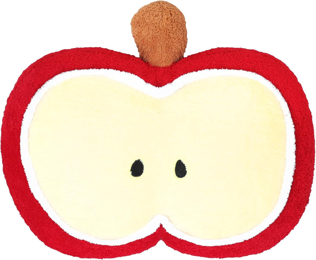 LANPU Cute Apple Slice Plush Pillow – Soft Stuffed Fruit Cushion for Couch