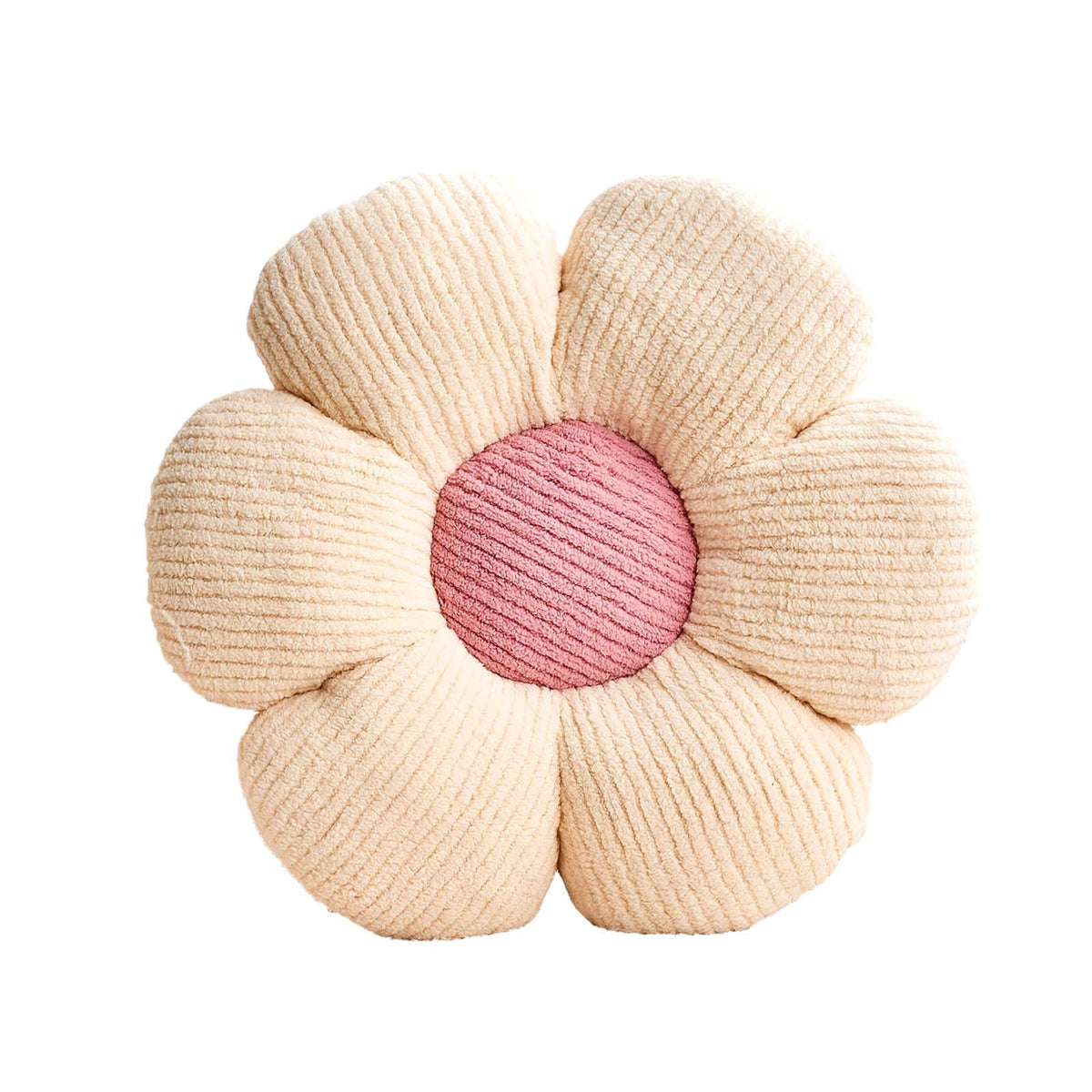 Flower Pillow Cute Flower Shaped Pillows Decorative Throw Pillows Aesthetic Home Decor Floral Daisy Cushion for Bed (Yellow, 14.9 Inch)