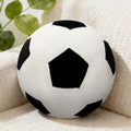 Soccer Ball Pillow, Soft Stuffed Round Plush Throw Pillow, 8 Inch