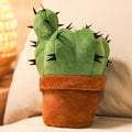 OtGalk 3D Cactus Throw Pillow, Plush Plant Cushion, 7.9-Inch