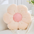 Flower Pillow Cute Flower Shaped Pillows Decorative Throw Pillows Aesthetic Home Decor Floral Daisy Cushion for Bed (Yellow, 14.9 Inch)