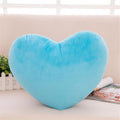 S_SSOY Plush Pillow Heart Shape Cushion Fluffy Throw Pillows Decorative Back Cushions for Friends Valentine's Day (Light Yellow)
