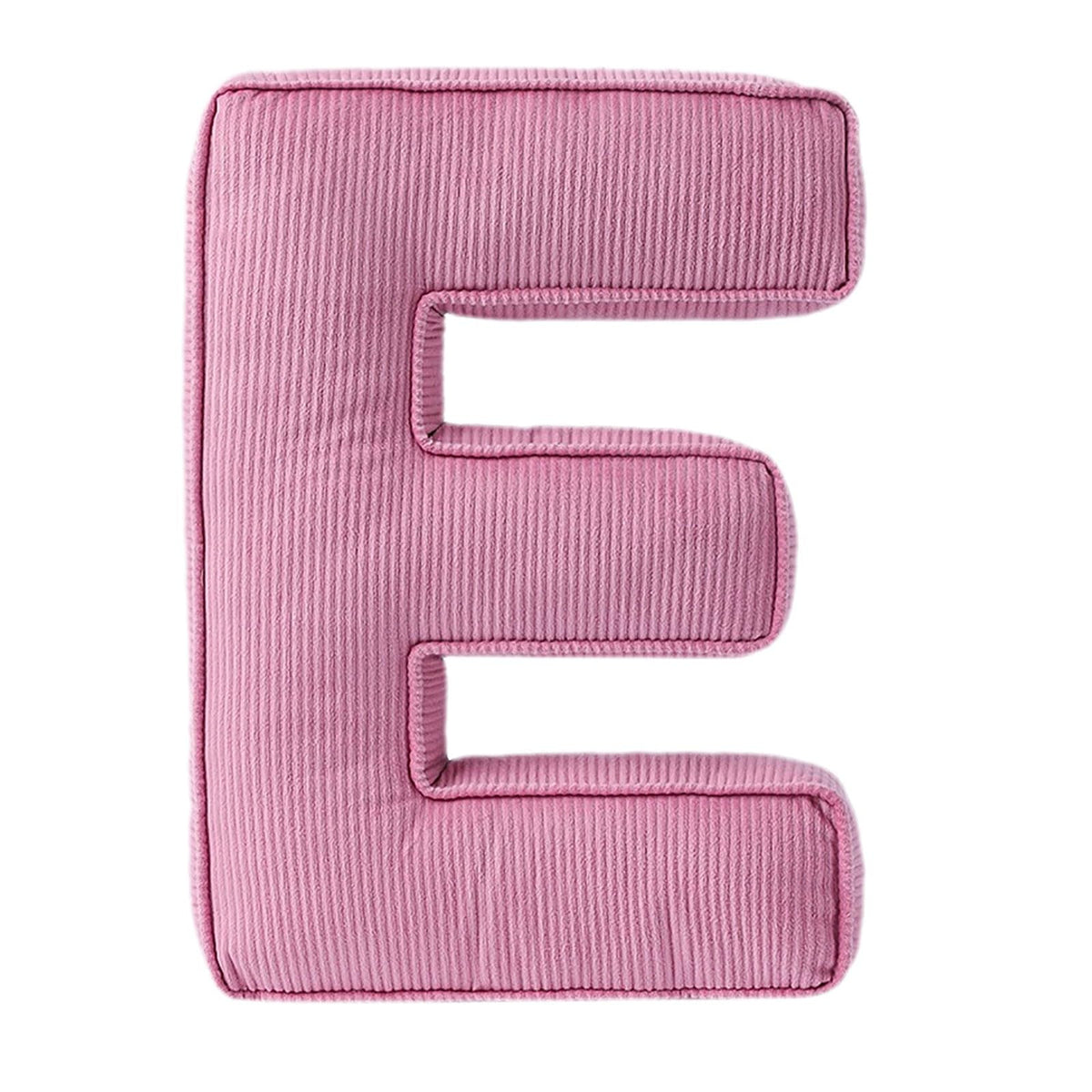 Pink Letter Plush Pillow, Letter Hugging Throw Pillows, Decorative Corduroy Initial Letter Shaped Throw Pillows, Alphabet Pillows A to Z for Sofa Bedroom Living Room (13.39, Inches, 3.54, Inches, P)