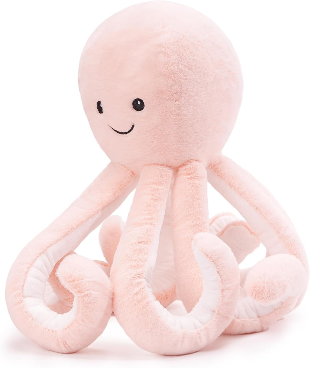 WEIGEDU Octopus Stuffed Animal Plush Toy, Pink