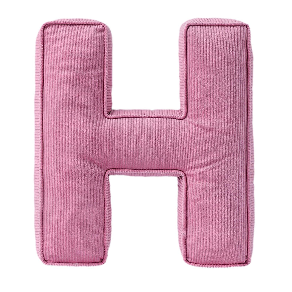 Pink Letter Plush Pillow, Letter Hugging Throw Pillows, Decorative Corduroy Initial Letter Shaped Throw Pillows, Alphabet Pillows A to Z for Sofa Bedroom Living Room (13.39, Inches, 3.54, Inches, P)