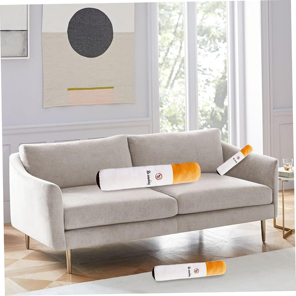 Cigarette Pillow, 20in Cylindrical Pillow, Cotton Stuffed Long Plush, Creative & Unique Pillows, Pillows for Home, Hotel, Party Cylindrical