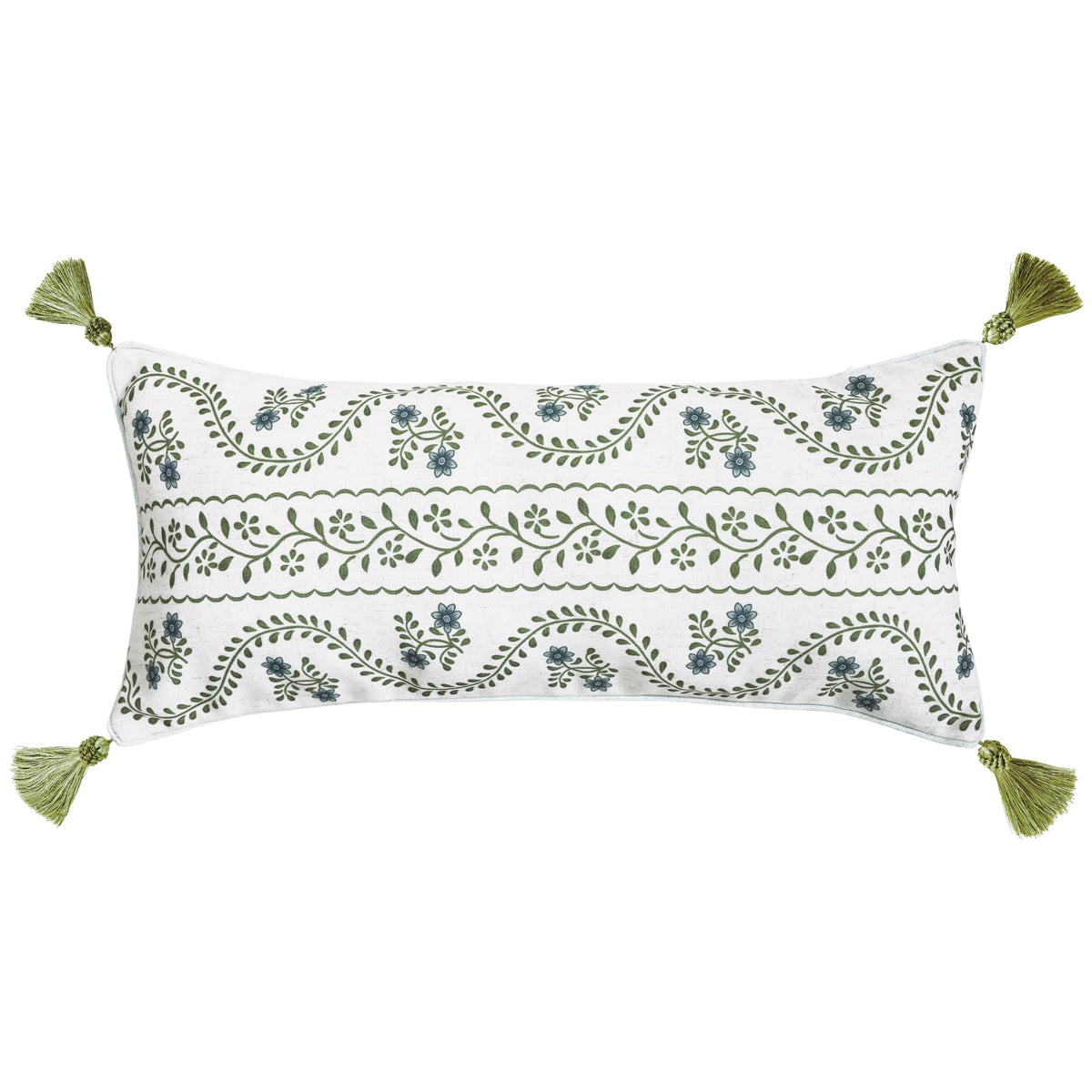 ISAENNE Vintage Elegant Linen Square Throw Pillow Cover,18"x18"-Albano A