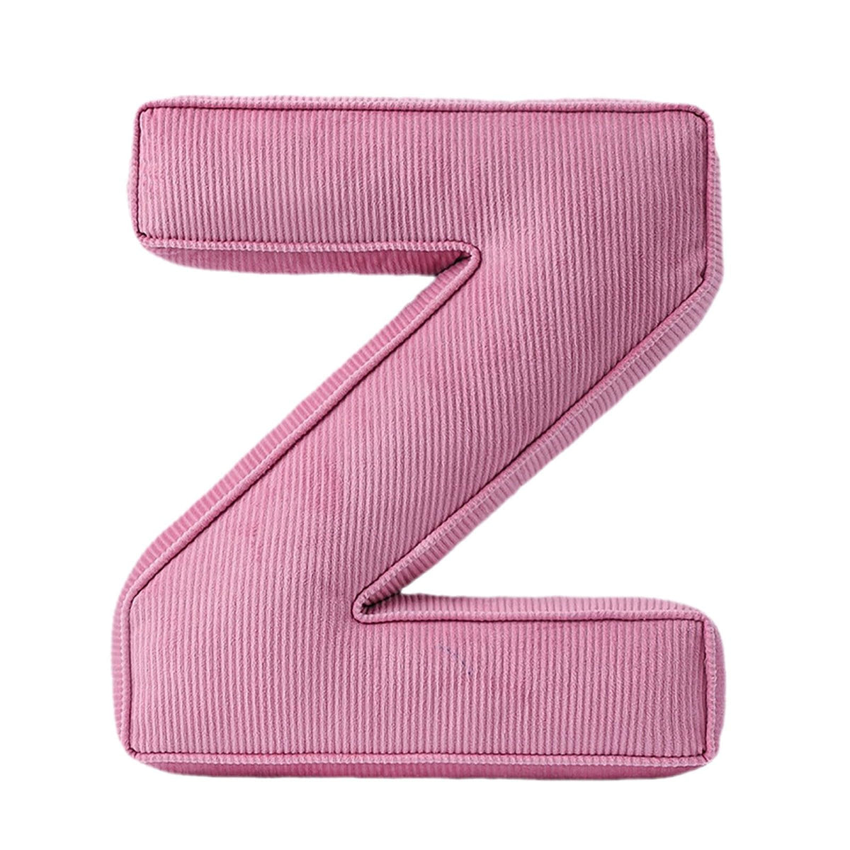 Pink Letter Plush Pillow, Letter Hugging Throw Pillows, Decorative Corduroy Initial Letter Shaped Throw Pillows, Alphabet Pillows A to Z for Sofa Bedroom Living Room (13.39, Inches, 3.54, Inches, P)